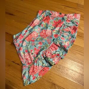 Floral High-Waisted Skort